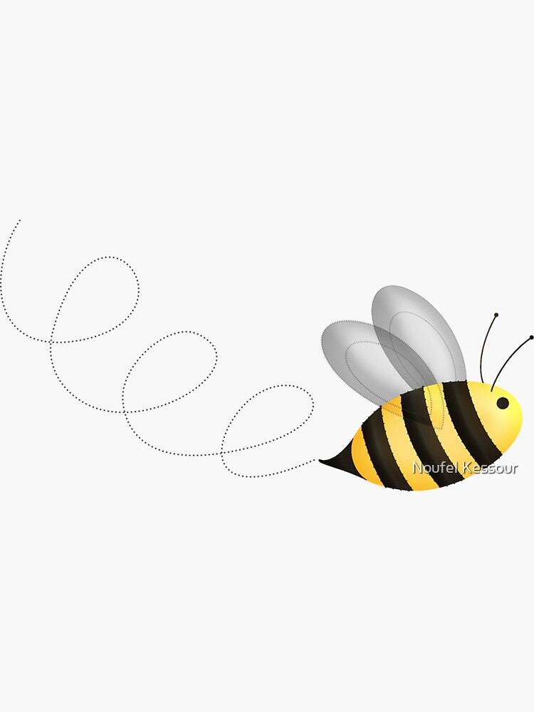 Cute Wholesome Bee Save the Bees Bumblebee' Sticker