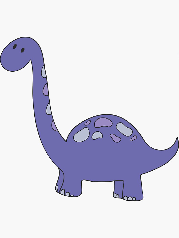 purple dinosaur cartoon