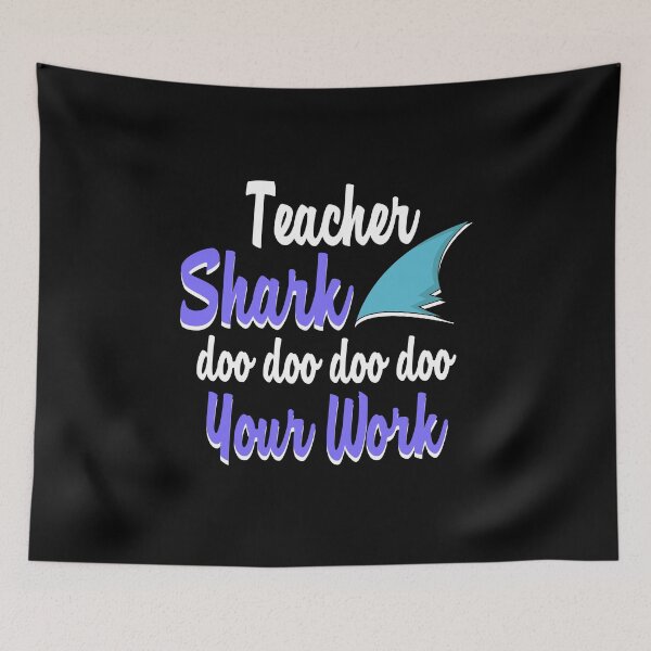 Item preview, Teacher shark shirt Teacher teach school gift designed and sold by redshirtz.