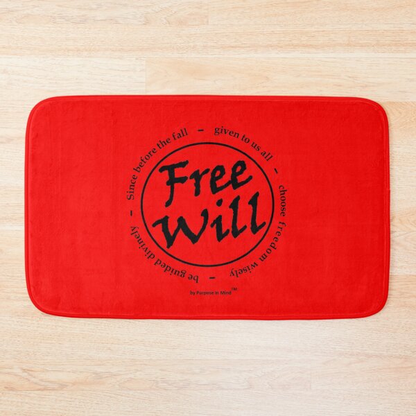 Item preview, FREE WILL Design - All Black Lettering designed and sold by purposeinmind.