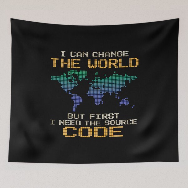Item preview, I can change the world programming coder css php designed and sold by redshirtz.