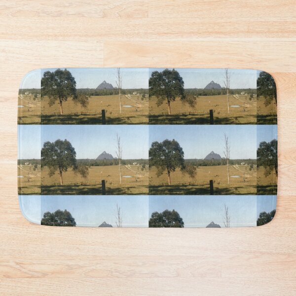 Item preview, Old farm Settled in front of Mt Tibragagan on the Sunsine coast. Glasshuoe Montainsouth eastsQueesland.t designed and sold by MardiGCalero.