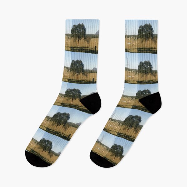 Item preview, Old farm Settled in front of Mt Tibragagan on the Sunsine coast. Glasshuoe Montainsouth eastsQueesland.t designed and sold by MardiGCalero.