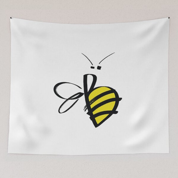 Item preview, Bumblebee Calligraphy, Honey Bee designed and sold by Newfel Kessour.