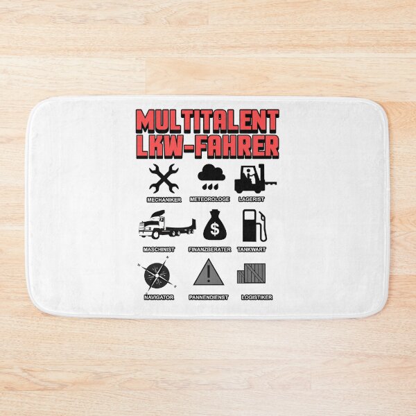 Item preview, Multi-talented truck driver job trucker truck gift designed and sold by redshirtz.