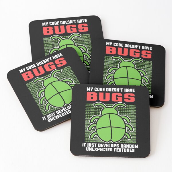 Item preview, My code doesn't have bugs programmer html css designed and sold by redshirtz.