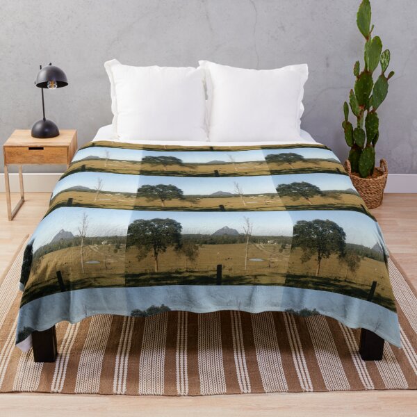 Item preview, Old farm Settled in front of Mt Tibragagan on the Sunsine coast. Glasshuoe Montainsouth eastsQueesland.t designed and sold by MardiGCalero.