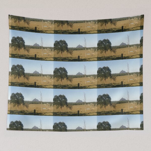 Item preview, Old farm Settled in front of Mt Tibragagan on the Sunsine coast. Glasshuoe Montainsouth eastsQueesland.t designed and sold by MardiGCalero.