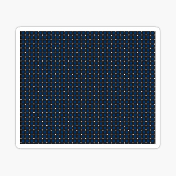Vista previa del artículo con la obra «Kingdom Hearts III - Patrón de franela (azul medianoche)», diseñado y vendido por Modern-Artsmith.