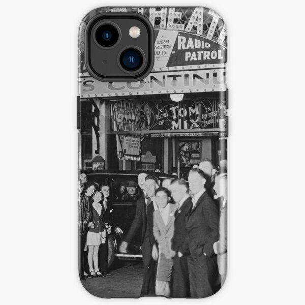 Audience outside the Grand Theatre , Murray Street, Perth, Western Australia, State Library of Western Australia iPhone Tough Case