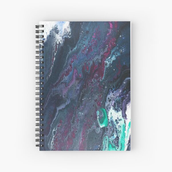 Skipping Between Raindrops Spiral Notebook
