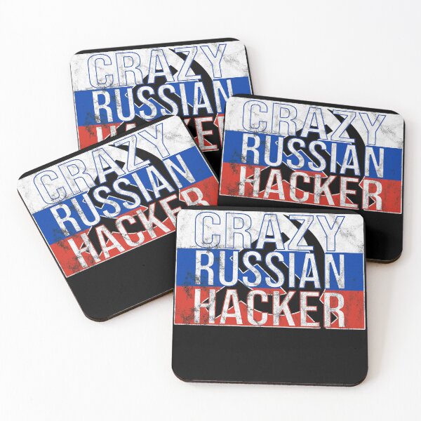 Item preview, Crazy Russian Hacker | Kali Linux Coder Developer Nerds designed and sold by Cedinho.