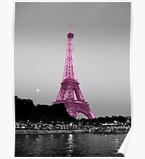 La Vie En Rose - Eiffel Tower in pink Poster