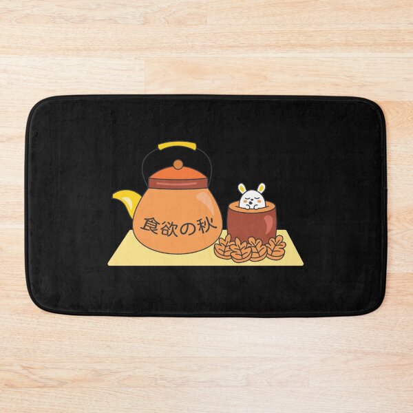 Item preview, Green tea and rabbit in tea cup designed and sold by Tabinchu.
