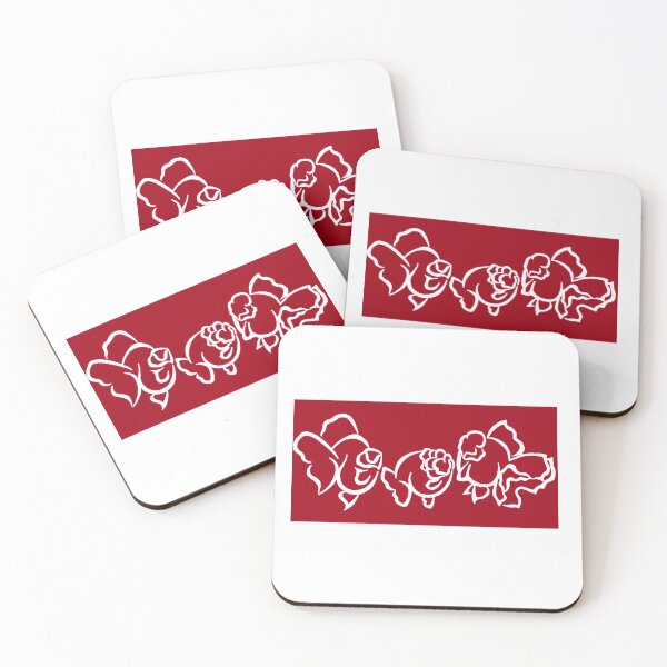 Item preview, Ryukin Ranchu Oranda Goldfish Logo 2 in Red designed and sold by Nosnah.