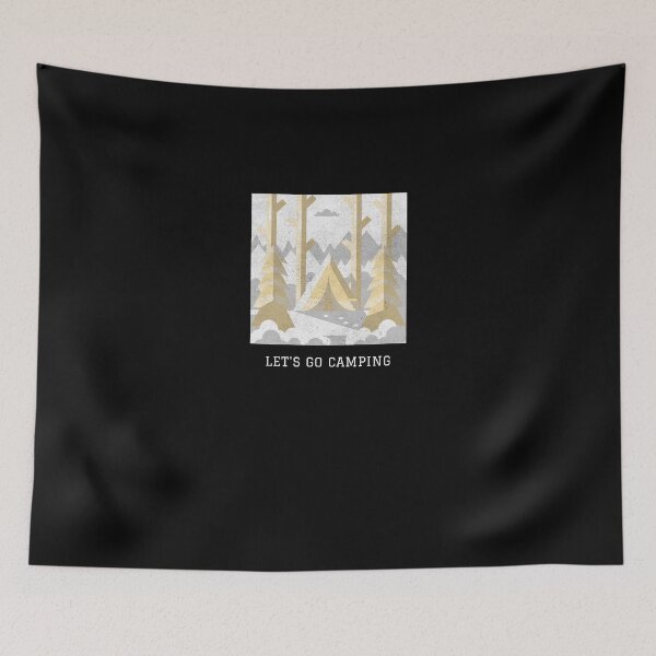Item preview, Cool Vintage Hiking Design Let's go camping - Camping lover designed and sold by Radu Matei.