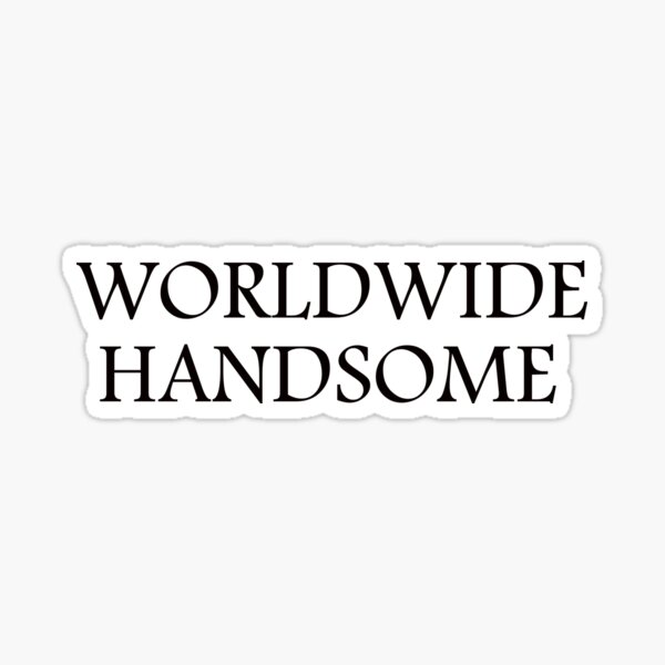 Artikel-Vorschau von BTS WORLDWIDE HANDSOME, designt und verkauft von dareesdesigns.