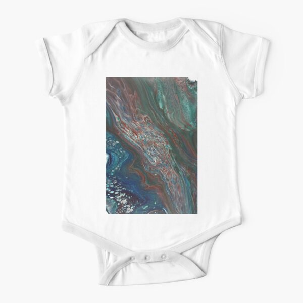 Stream of Consciousness Short Sleeve Baby One-Piece