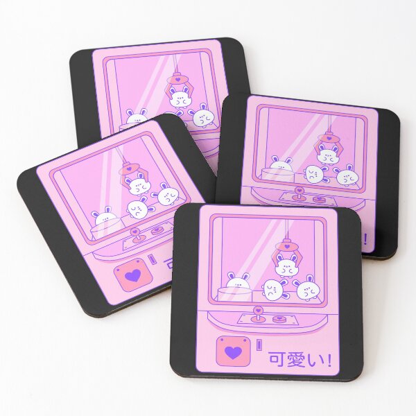 Item preview, Cute pink gripper with rabbits designed and sold by Tabinchu.