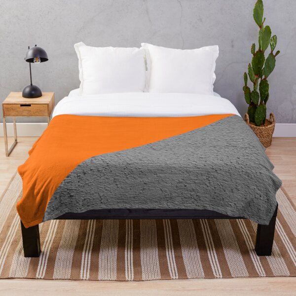Item preview, Concrete grey and orange geometric background designed and sold by by-jwp.