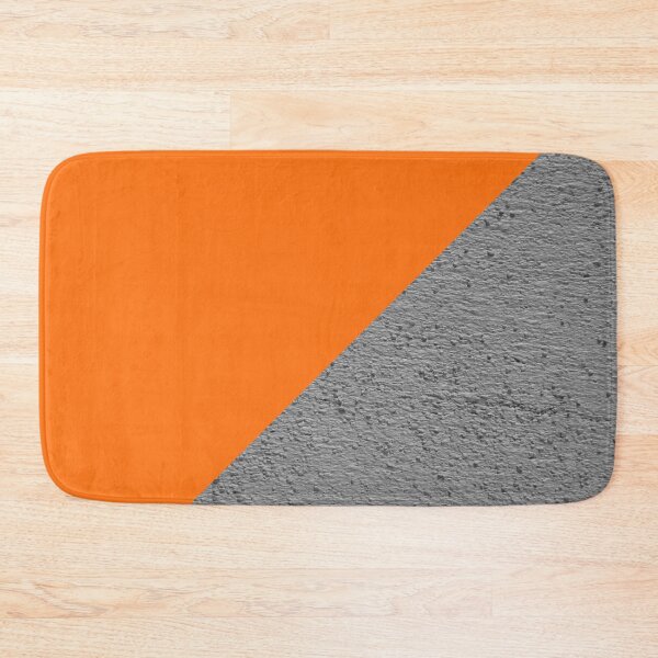 Item preview, Concrete grey and orange geometric background designed and sold by by-jwp.