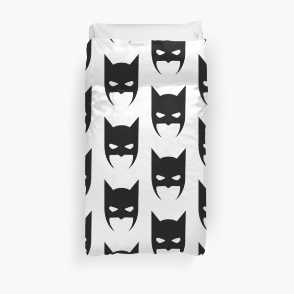 Bat Mask Duvet Cover By Alwaystaylittle Redbubble - batman bowtie roblox