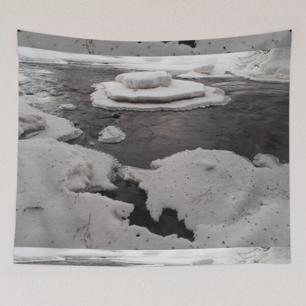Item preview, Montreal River snow on ice formed at different water levels Michigan Wisconsin.   designed and sold by Steven Holt.