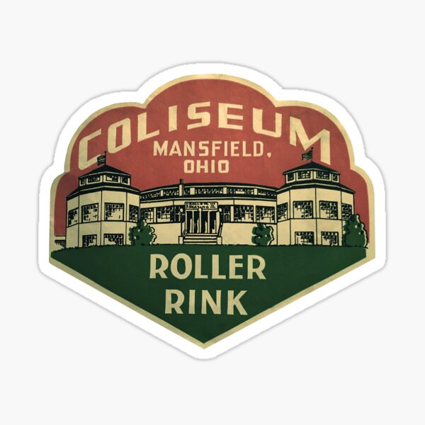 Item preview, Vintage Skating Rink Artwork designed and sold by FuzzyHoney.