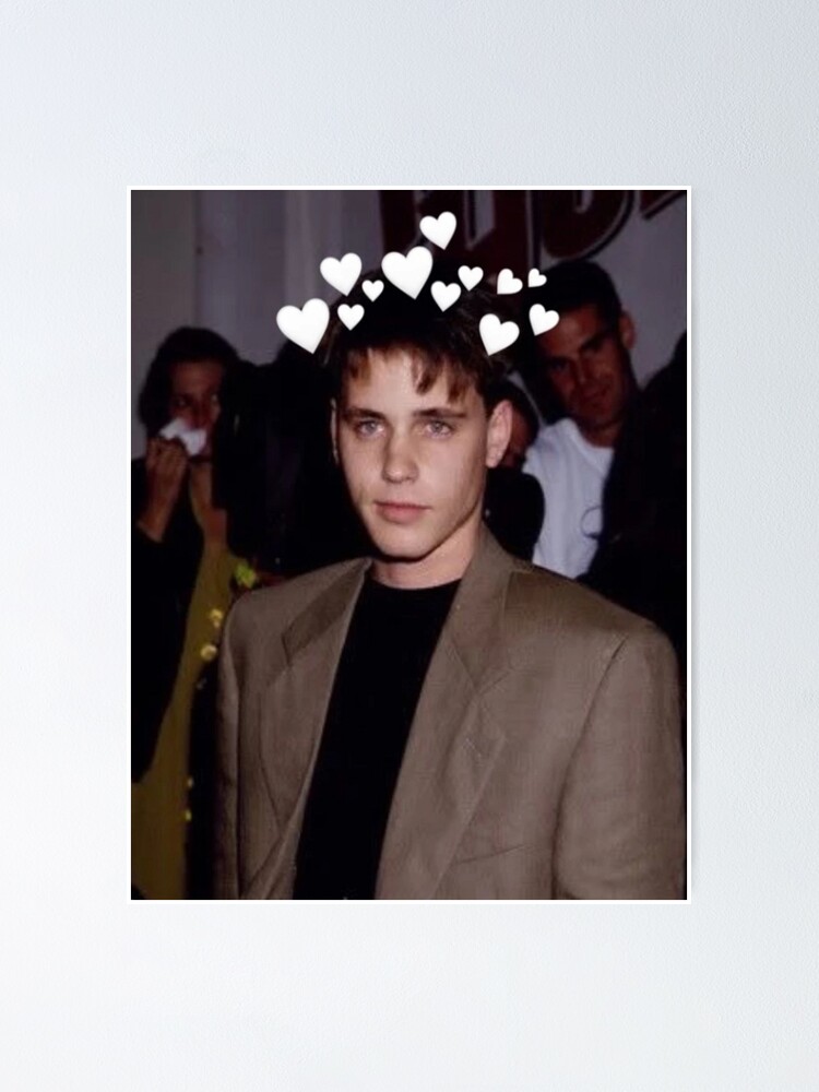 "Corey Haim with Hearts" Poster for Sale by twdbabe1994 Redbubble
