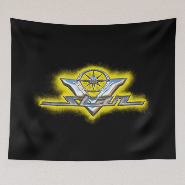 Item preview, V Star, V-Star 250, 650, 950, 1100, 1300 Logo Yellow designed and sold by KlaraBubble.