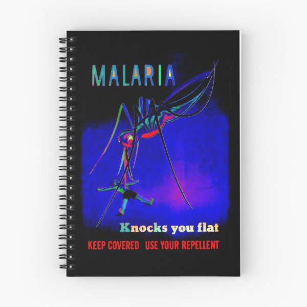 Item preview, Malaria Knocks You Flat designed and sold by PictureNZ.