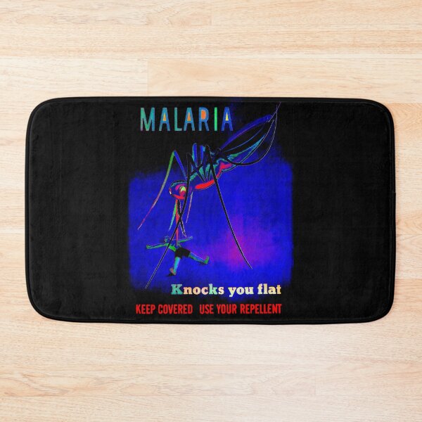Item preview, Malaria Knocks You Flat designed and sold by PictureNZ.