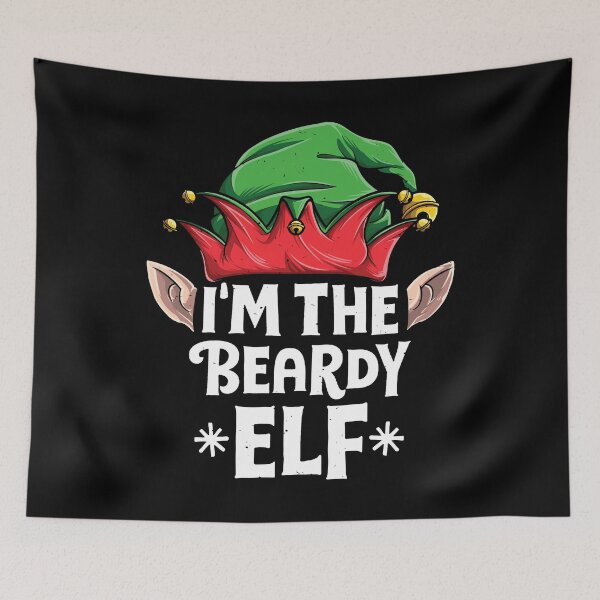 Item preview, I'm the Beardy Elf T Shirt Christmas Family Matching Pajamas designed and sold by LiqueGifts.