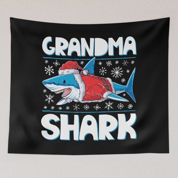 Item preview, Grandma Shark Santa T shirt Christmas Family Matching Tees designed and sold by LiqueGifts.