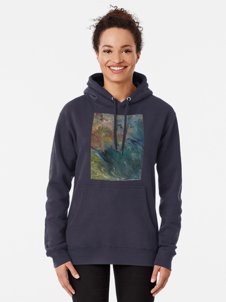 Alternate view of The River Dreams of Spring Pullover Hoodie