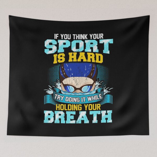 Item preview, Think Your Sport Is Hard Do It Holding Your Breath designed and sold by perfectpresents.