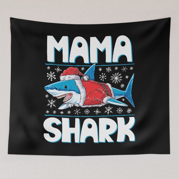 Item preview, Mama Shark Santa T shirt Christmas Family Matching Pajamas designed and sold by LiqueGifts.