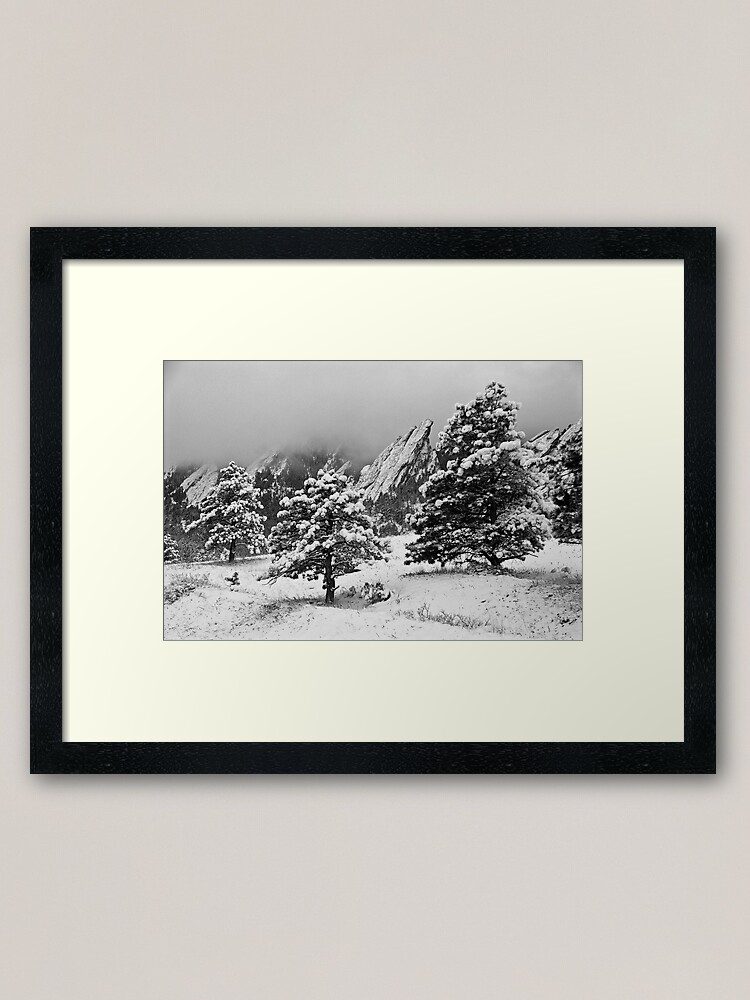 Alternate view of The Third Flatiron From Bluebell Road Framed Art Print