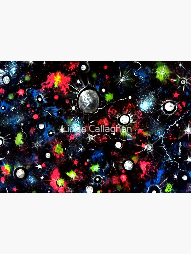 To the Moon and Beyond - Abstract by LindArt1