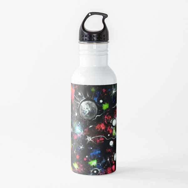 To the Moon and Beyond - Abstract Water Bottle