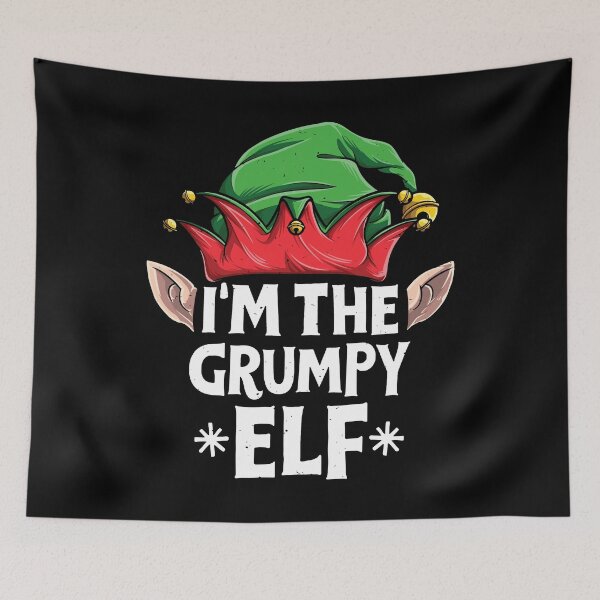 Item preview, I'm the Grumpy Elf T Shirt Christmas Family Matching Pajamas designed and sold by LiqueGifts.