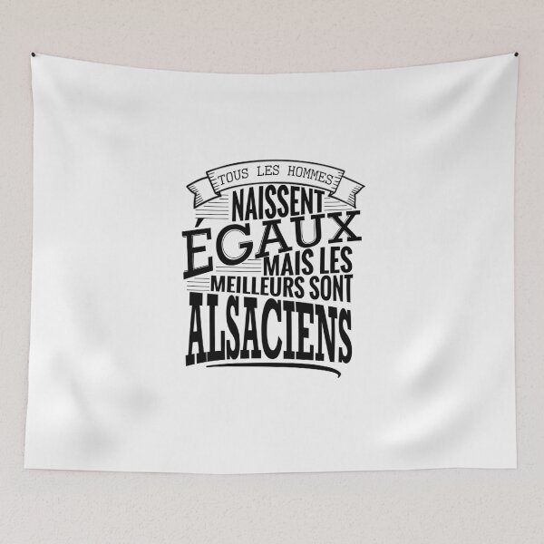 Item preview, All men are born equal but the best are Alsatians designed and sold by ErenStream.
