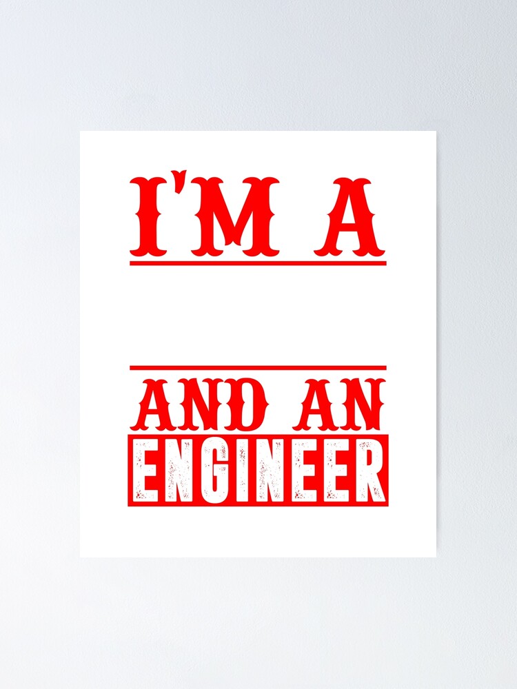 Thumbnail 1 of 3, Poster, Engineer designed and sold by marijanadesigns.