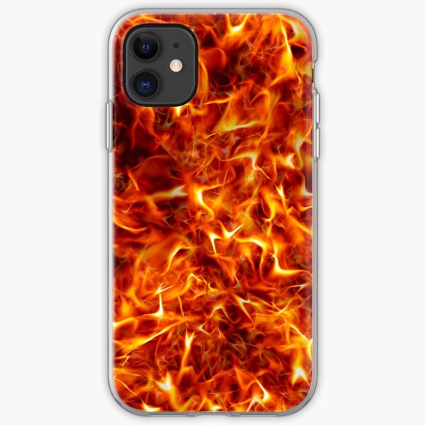 Fire for decorative products iPhone Soft Case