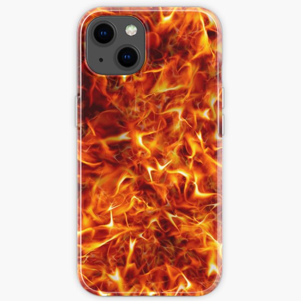 Fire for decorative products iPhone Soft Case