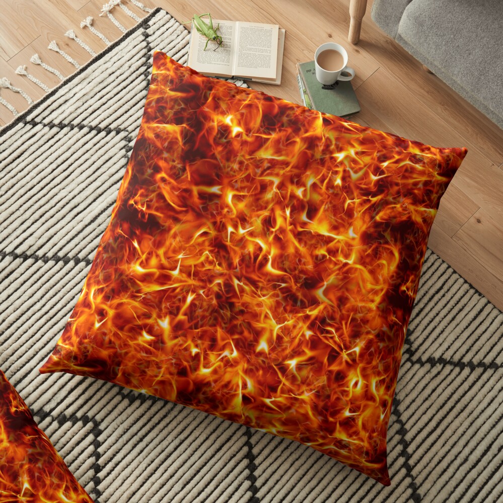 Fire for decorative products Floor Pillow