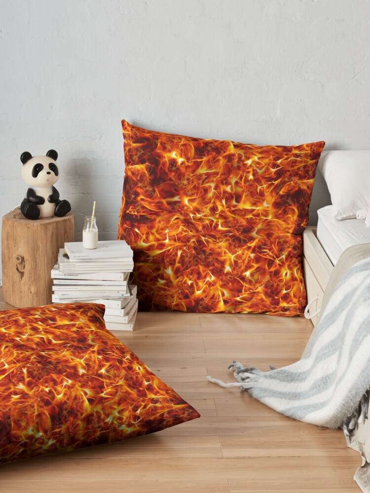 Alternate view of Fire for decorative products Floor Pillow