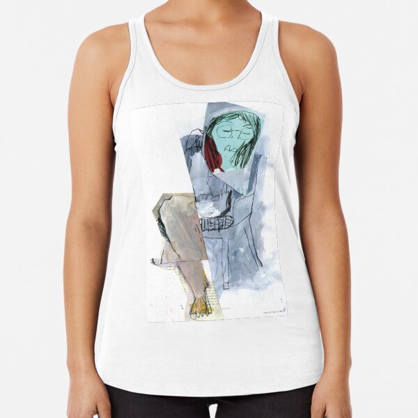 having a nap Racerback Tank Top