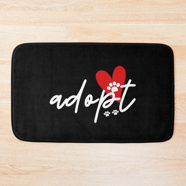 Item preview, Adopt (Don't Shop) White Text designed and sold by leBoosh-Designs.
