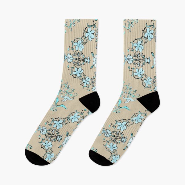 Item preview, Vintage Floral - Light Blue designed and sold by SilverPegasus.